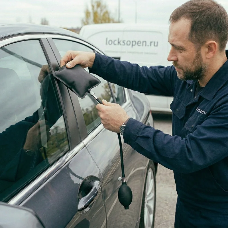 Вскрытие автомобиля специалистом