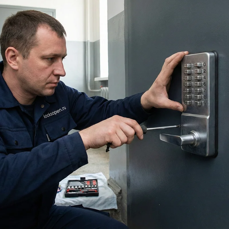 Установка кодовых замков