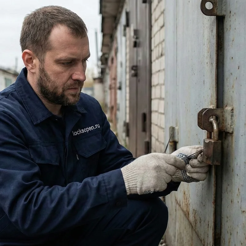 Вскрытие навесных замков